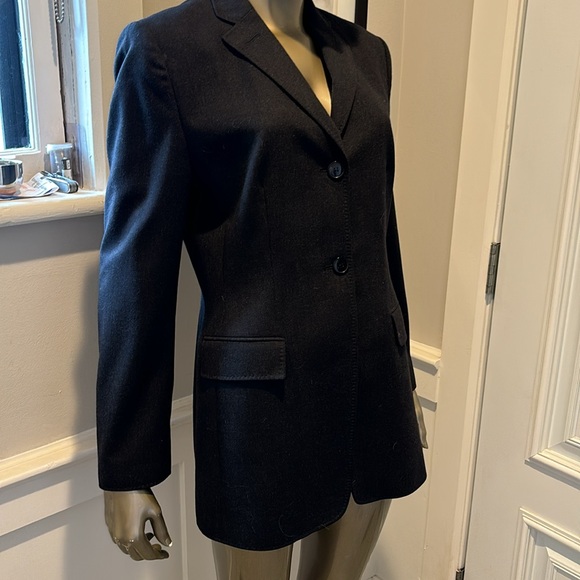 MONDI DARK GREY BLAZER DRESS LONG HACKET SZ 40 8/10 - Picture 2 of 6